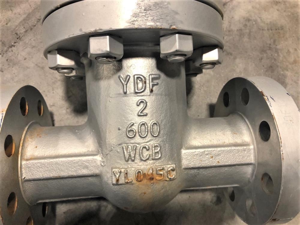 YDF 2" 600# WCB Gate Valve GA6R-WCB-5-NC